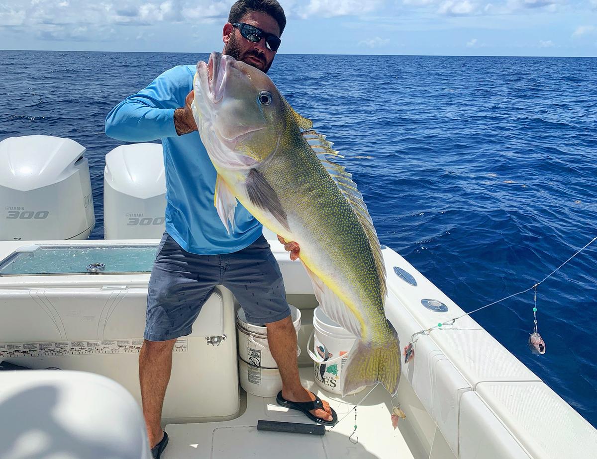 Offshore ocean waters during an Islamorada sportfishing charter