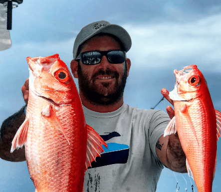 37 foot Freeman offshore sportfishing boat running out of Islamorada Bayside Marina